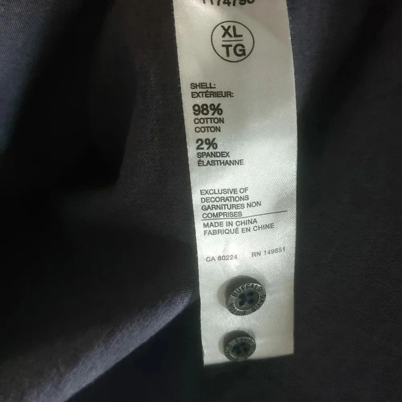 David Buffalo Bitton Blue Denim  Long Sleeve Button Down Shirt Size XL. - Picture 6 of 8